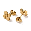 Vacuum Plating 304 Stainless Steel Stud Earrings EJEW-Z040-22G-2