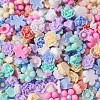 Craftdady 700Pcs 7 Styles Opaque Resin Cabochons CRES-CD0001-07-17
