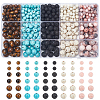  500Pcs 15 Styles Natural & Synthetic Mixed Gemstone Beads Sets G-NB0005-15-1