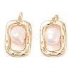 Natural Freshwater Pearl Charms KK-U028-16G-1