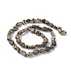 Natural Dalmatian Jasper Beads Strands G-B039-03A-2