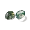 Natural Moss Agate Cabochons G-I359-01-2