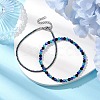 2Pcs Glass Beads Bracelets Stretch Bracelets Sets BJEW-JB10975-2