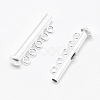 Sterling Silver Slide Lock Clasps STER-K035-04-2