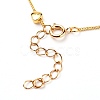 Brass Curb Chain Anklets AJEW-AN00350-3