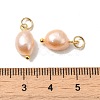 Natural Cultured Freshwater Pearl Pendants PALLOY-TAC0036-04-3
