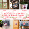 3 Sheets 3 Styles Flower PVC Waterproof Decorative Stickers DIY-WH0404-057-7