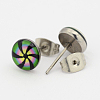 Mixed Style 304 Stainless Steel Ear Studs EJEW-O030-01-3