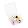 32Pcs 16 Colors Silicone Glitter Thin Ear Gauges Flesh Tunnels Plugs FIND-YW0001-19C-5