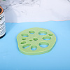 DIY Lotus Root Slices Cup Pad Silicone Molds DIY-F065-16-9