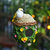 Resin Hanging Bird's Nests BIRD-PW0001-071-3