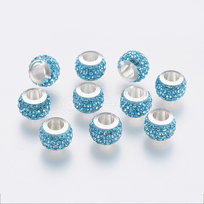 304 Stainless Steel European Beads CPDL-E045-A04-1