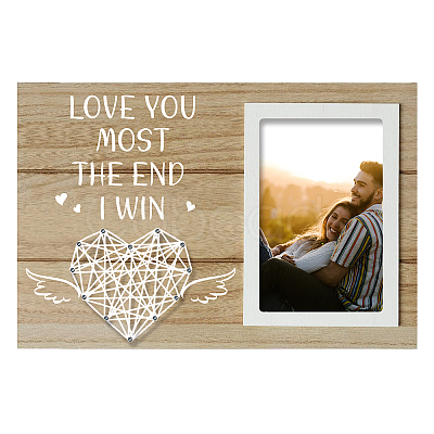 MDF Photo Frame DJEW-WH0036-001-1