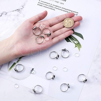 Unicraftale DIY Ring Making Kits DIY-UN0001-07P-1