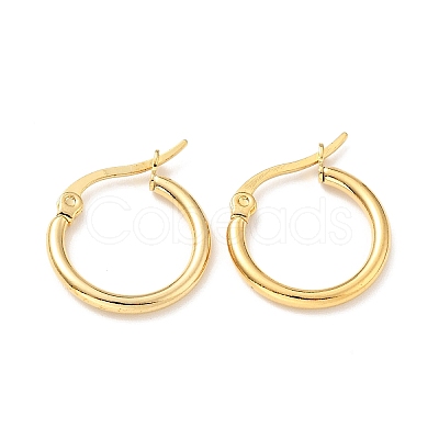 PVD Vacuum Plating 201 Stainless Steel Hoop Earrings for Women EJEW-G260-02D-G-1