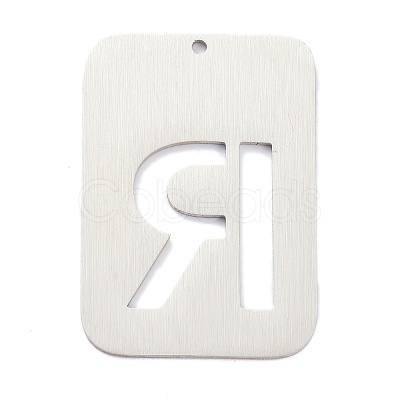 Non-Tarnish 304 Stainless Steel Pendants STAS-K216-49R-P-1