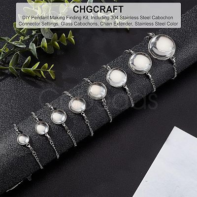 CHGCRAFT DIY Pendant Making Finding Kit DIY-CA0004-09-1