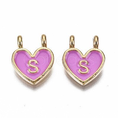 Alloy Enamel Charms X-ENAM-T012-02S-RS-1