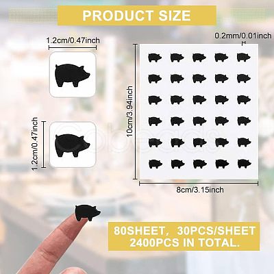 PVC & Paper Sticker Labels DIY-WH0374-67A-1