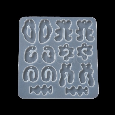 DIY Pendant Silicone Molds DIY-G091-03A-1