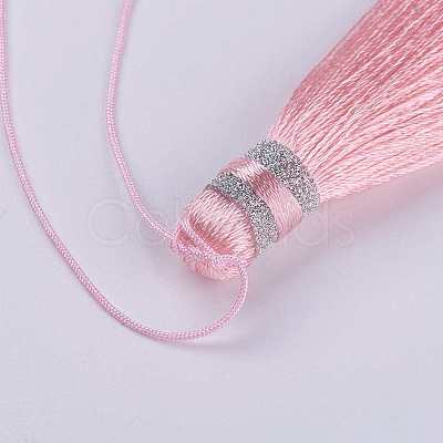 Nylon Thread Tassel Big Pendant Decorations NWIR-K019-A17-1