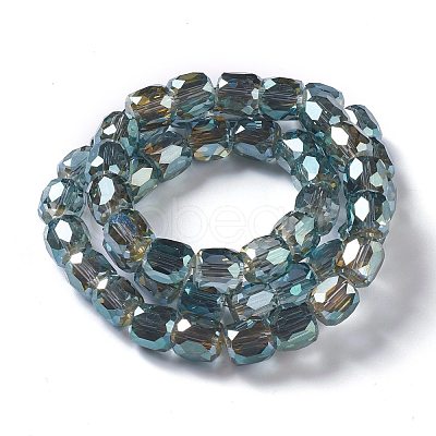 Electroplate Glass Beads GLAA-F108-14A-01-1