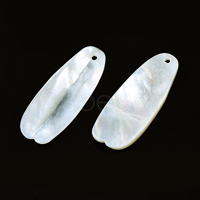 Natural White Shell Pendants SHEL-N026-160A-1