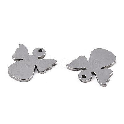 Tarnish Resistant 304 Stainless Steel Charms STAS-N092-10-1