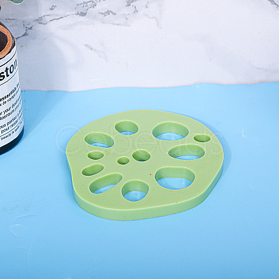 DIY Lotus Root Slices Cup Pad Silicone Molds DIY-F065-16-1