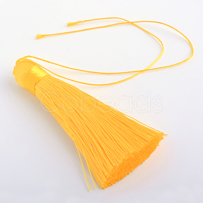 Polyester Tassel Pendant Decorations AJEW-R057-14-1