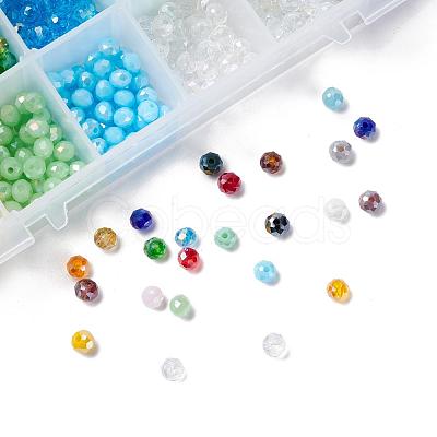 24 Colors Electroplate Glass Beads EGLA-JP0002-04B-6mm-1