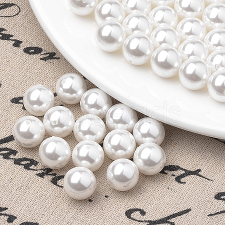 Eco-Friendly Plastic Imitation Pearl Beads Strands X-MACR-S285-4mm-04-1