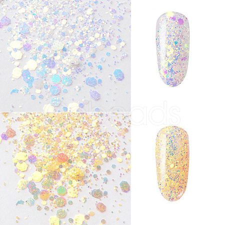 Laser Shining Nail Art Glitter MRMJ-T009-005C-1