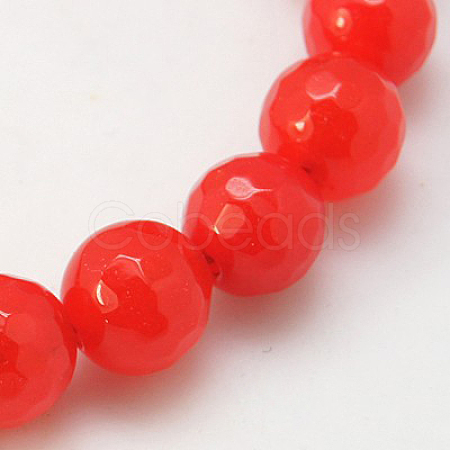 Natural Dyed Jade Beads Strands G-E111-12mm-1-1