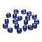 K9 Glass, Imitation Austrian Crystal Beads, Grade AAA, Faceted, teardrop, Blue, 12x9x3.5mm, Hole: 0.9~1mm