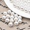 Eco-Friendly Plastic Imitation Pearl Beads Strands, High Luster, Grade A, Round, White, 4mm, Hole: 1mm, about 200pcs/strand, 31.4 inch