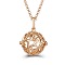 Start Alloy Cage Pendant Necklaces, Box Chain Necklaces