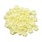 Opaque Acrylic Beads Caps, 5 Petals Flower, Champagne Yellow, 10.5x11x4mm, Hole: 1.6mm, about 3846 pcs/500g