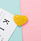 PU Leather Pendants, Heart with Word Lovdy Home Sweet Love, Gold, 38x30x2.5mm, Hole: 2mm