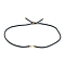 Nylon Cords Necklace Making, with Golden Brass Findings, Long-Lasting Plated, Slate Gray, 22~22.8 inch(56~58cm), Hole: 1.7mm