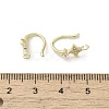 Brass Micro Pave Cubic Zirconia Earring Hooks KK-C048-13G-G-3