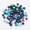 8mm Multicolor Pearlized Glass Pearl Beads for Jewelry Making HY-PH0006-8mm-11-2