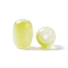 Opaque Glass Beads GLAA-F117-06G-1
