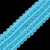 Transparent Glass Beads Strands EGLA-A044-T8mm-MD08-2