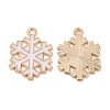 Christmas Light Gold Tone Alloy Enamel Pendants FIND-C031-02KCG-01-1