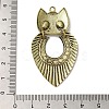 Tibetan Style Alloy Pendant Rhinestone Settings TIBEP-L021-03AB-3