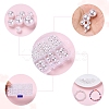 443Pcs 5 Sizes ABS Plastic Imitation Pearl Beads KY-YW0001-10-3