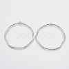 Alloy Open Back Bezel Pendants X-PALLOY-S121-82B-P-2