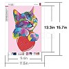 Cat Shape DIY Diamond Painting Kits PW-WG56687-02-2