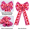 Heart Pattern Polyester Bowknots DIY-WH0308-381A-5